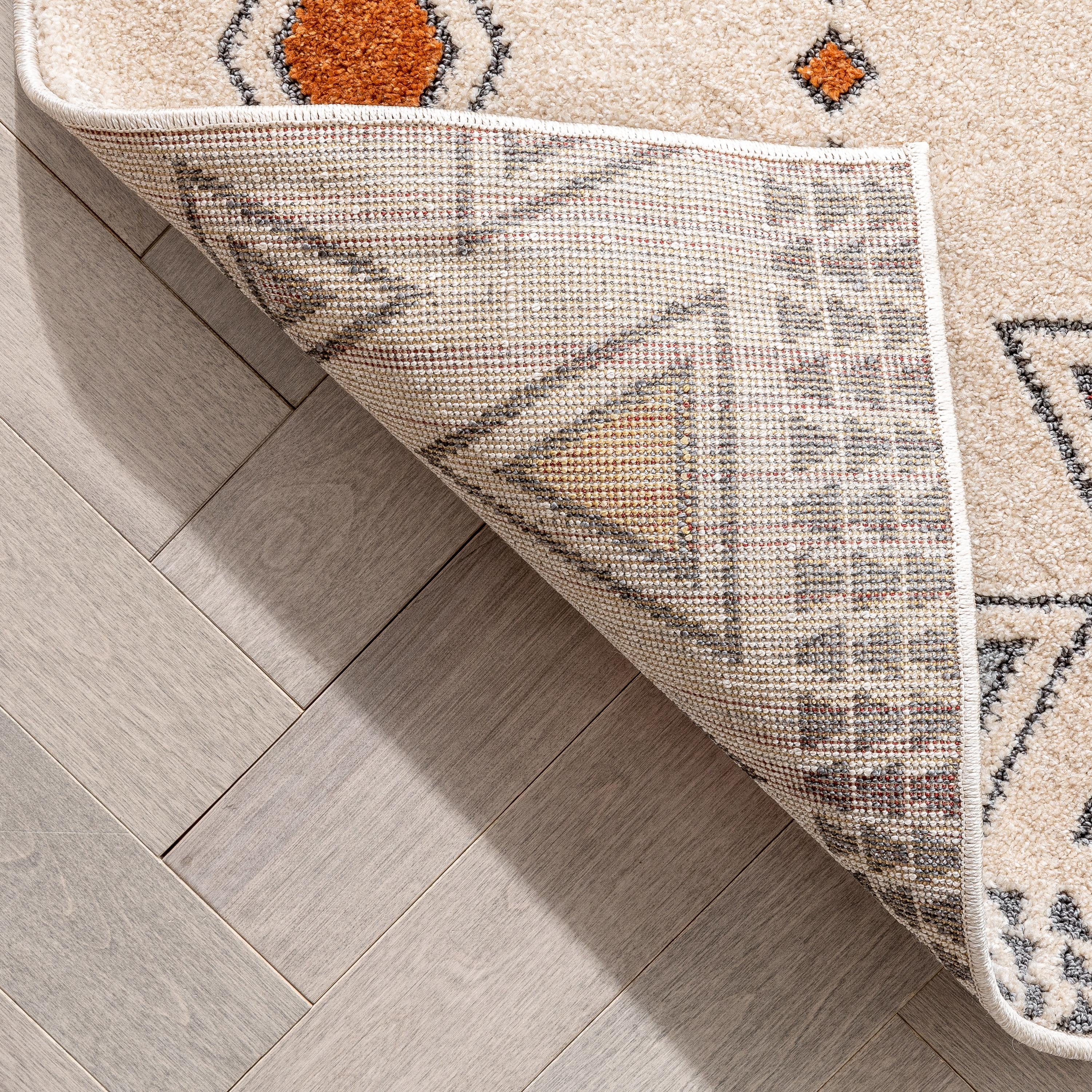 Well Woven Malaga Huron Bohemian Tribal Beige 7'10'' x 10'6" High-Low Area Rug