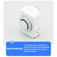 thumbnail image 4 of 24-hour indoor mechanical timer socket, three-pin plug and double plug, 4 of 8