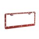 thumbnail image 1 of License Plate Frame Ladies Shiny License Plate Frame Stainless Steel And Accessible License Plate Frame, With Faceted Drilled, 1 of 2