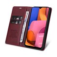 thumbnail image 4 of Wallet Case for Samsung Galaxy A20s, Kickstand and 2 Card Slots, Shockproof and Scratch Resistant, Red, 4 of 15