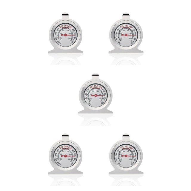 Cateissary Termómetro para horno Acero inoxidable Vidrio resistente al calor Medidor de temperatura portátil Suministros Utensilios de cocina Type2 NO2