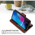 thumbnail image 5 of for Motorola Moto G Play 2023 Wallet Case, Premium Leather Case Cover [Card Slots] [Kickstand] Flip Case for Moto G Play (Brown), 5 of 14