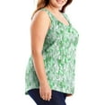 thumbnail image 2 of Juslio Womens Tank Tops Plus Size Summer Crew Neck Tank Tops, Print Casual Breathable Tank Top, 2 of 7