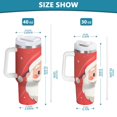 thumbnail image 4 of Santa Claus Christmas 40 oz Tumbler Insulated&nbsp;Travel Mug Leak Proof Water Bottles Glasses Fits in Car Cup Holder, 4 of 8