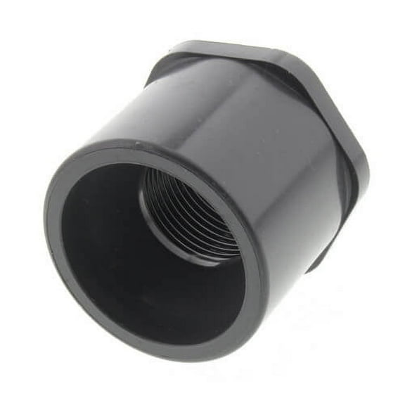 Lesso America 838-130, Plumbing, PVC Pipe Fitting, Reducing Bushing Flush Style, SCH80, 1×1/2"