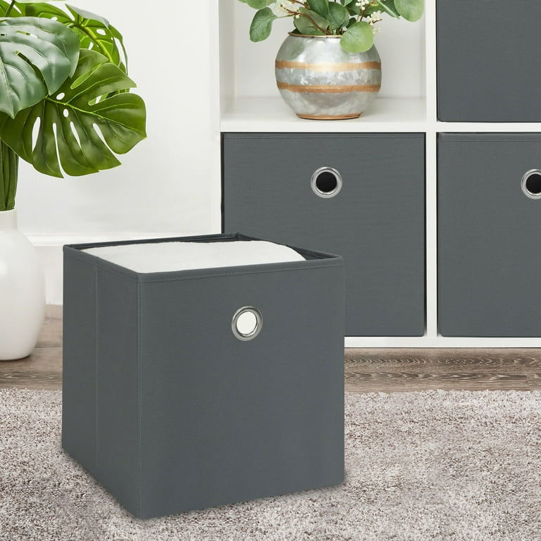 Mainstays Collapsible Fabric Storage Bin - Walmart.com
