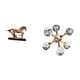 thumbnail image 5 of Figura de caballo,Figura coleccionable de caballo en miniatura,Adorno de caballo de resina,estatua de animal,decoración para el hogar,Figura de escritorio,Figura esférica para, 5 of 8