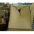thumbnail image 4 of Thomas Collection Gold Beige Brown Chinchilla Faux Fur Throw Pillow - 17418, 4 of 5