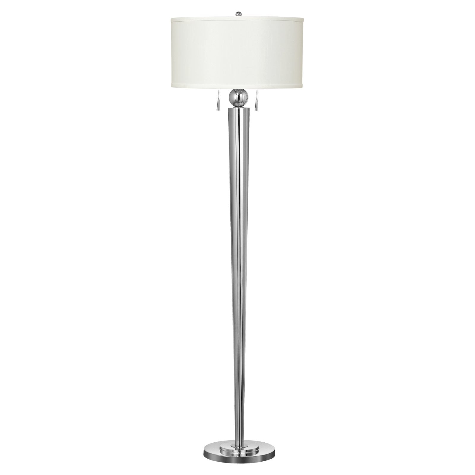 Cal Lighting Bo 2007fl Messina Metal Floor Lamp With Pull Chain Switch