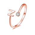 thumbnail image 1 of Moda 26 anillos de apertura de letras en inglés Zircon Girls Love Retro Jewelry Gift Wmkox8yi sjalhkljlk2737, 1 of 1