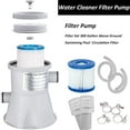 thumbnail image 3 of iMeshbean Cartridge Filter Pump for Above Ground Pools, Water Cleaner Electric Swimming Pool Filter Pump for Above Ground Pools Cleaning Tool Water Pump Filter Kit, 3 of 9