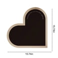 thumbnail image 3 of Gallickan Heart Shaped Bathroom Rug, Non-Slip Bath Rugs Floor Mats Water Absorbent Floor Mats for Kids Washable Bathroom Dry Fast Area Rugs, Black, 3 of 8