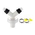 thumbnail image 2 of Adaptador de Drenaje de Piso Conector de Manguera Fregona Tubo de Piscina Fregaderos Conector de Tubería en Y Prevención de Olores Lavadora Portátil, 2 of 8
