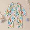 thumbnail image 2 of Hessimy Newborn Baby Girl Golf Outfit Smocked Golf Cart Bubble Romper Ruffle Onesie Bodysuit Infant Summer Clothes(Yellow, 2 of 9