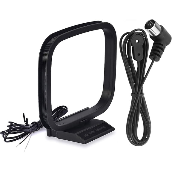 75 Ohm FM Antenna and AM Loop Antenna for Pioneer Onkyo Yamaha Marantz Indoor  Radio FM Radio   Stereo Receiver AV Audio Video  Theater Receiver Power