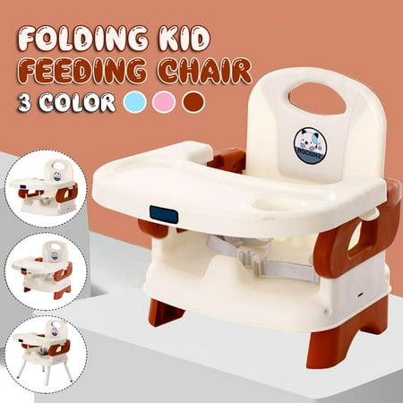 Adjustable Baby High Chair Infant Toddler Feeding Booster Seat Folding, Baby Toddler Folding High Chair Recline Feeding Highchair Height Adjustable Seat -