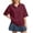 Wine #41, variant on Dresfit Polo Shirts for Women Collared Golf Shirts Summer 2026 Short Sleeve Button Down Back To School Basic Tees Lightweight Loose Oversized Golf T Shirts M