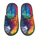 thumbnail image 1 of Fotbe Colorful Parrot Jungle Dream Pantuflas Peludas para Mujer con Estampado, Zapatillas de Peluche, Zapatos de Invierno para Casa, Uso Interior y Exterior-Large, 1 of 8