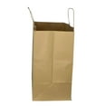 thumbnail image 2 of EcoGecko Brown Recycled Paper Bags with Handles Bulks 14.9 X 8.6 X 13.3 Perfect for Retail, Packaging, Shopping, Gifts, Goody, Party, Wedding, Craft and Merchandise Kraft Bag for Business, Pack of 1, 2 of 3