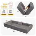 thumbnail image 2 of Cama de Viaje para Niños ENITYA Plegable con Espuma y Barreras de Seguridad, 2 of 7