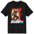 thumbnail image 1 of G.I. Joe Snake Eyes Retro Style Black T-Shirt, 1 of 2