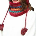 thumbnail image 4 of Maoww Ensemble de Bonnets d'Hiver pour Femmes Adultes Cyclisme Extérieur Course Bonnets Chauds Écharpe, 4 of 9