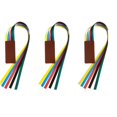 thumbnail image 1 of Paquete de 3 marcapáginas de cinta, marcapáginas de piel sintética con, 1 of 5