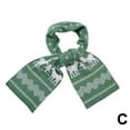 thumbnail image 6 of Polyester Knitted Red Scarf with Christmas Deer Design for Women in Autumn and Winter, Suitable for Various Occasions, 6 of 9