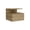 Beige, variant on TUHOME Adele Floating Nightstand, Wall-Mounted Bedside Table with 1 Drawer and 2 Shelves, 14 in W, White