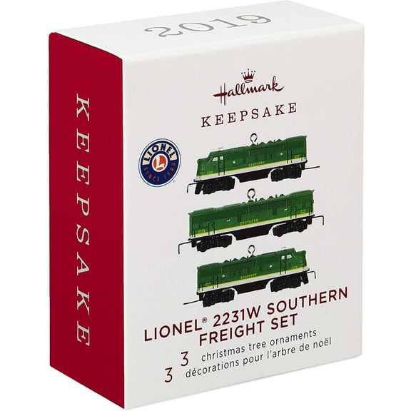Hallmark Keepsake 2019 2231W Southern Freight Lionel Christmas Ornament New Box