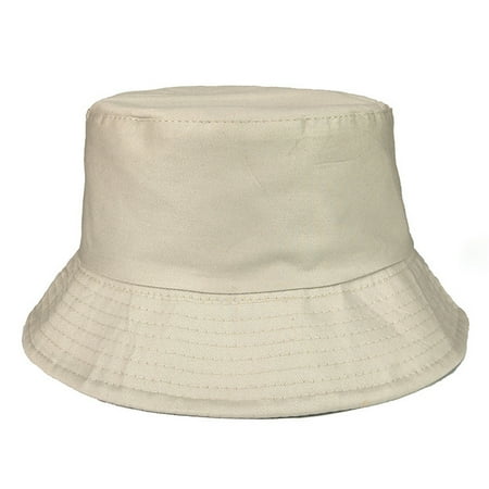 Uonlytech Women Men Sun Hat Outdoor UV Protection Summer Fisherman Hat Bucket Hat Summer Beach Sun Protection (Beige)