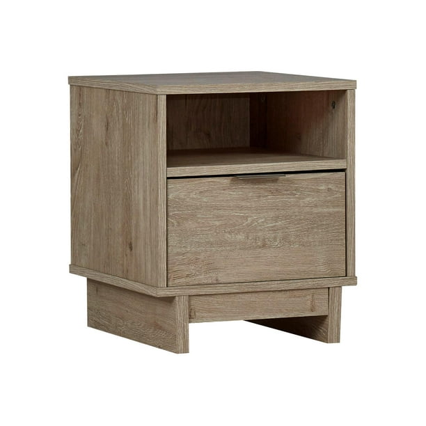 Signature Design By Ashley Oliah Natural Brown One Drawer Night Stand Walmart Com Walmart Com