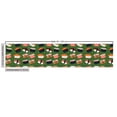 thumbnail image 2 of Ambesonne Sushi Fabric by the Yard Upholstery, Seafood Rolls on Green Shade, 1 Yard, Multicolor, 2 of 4