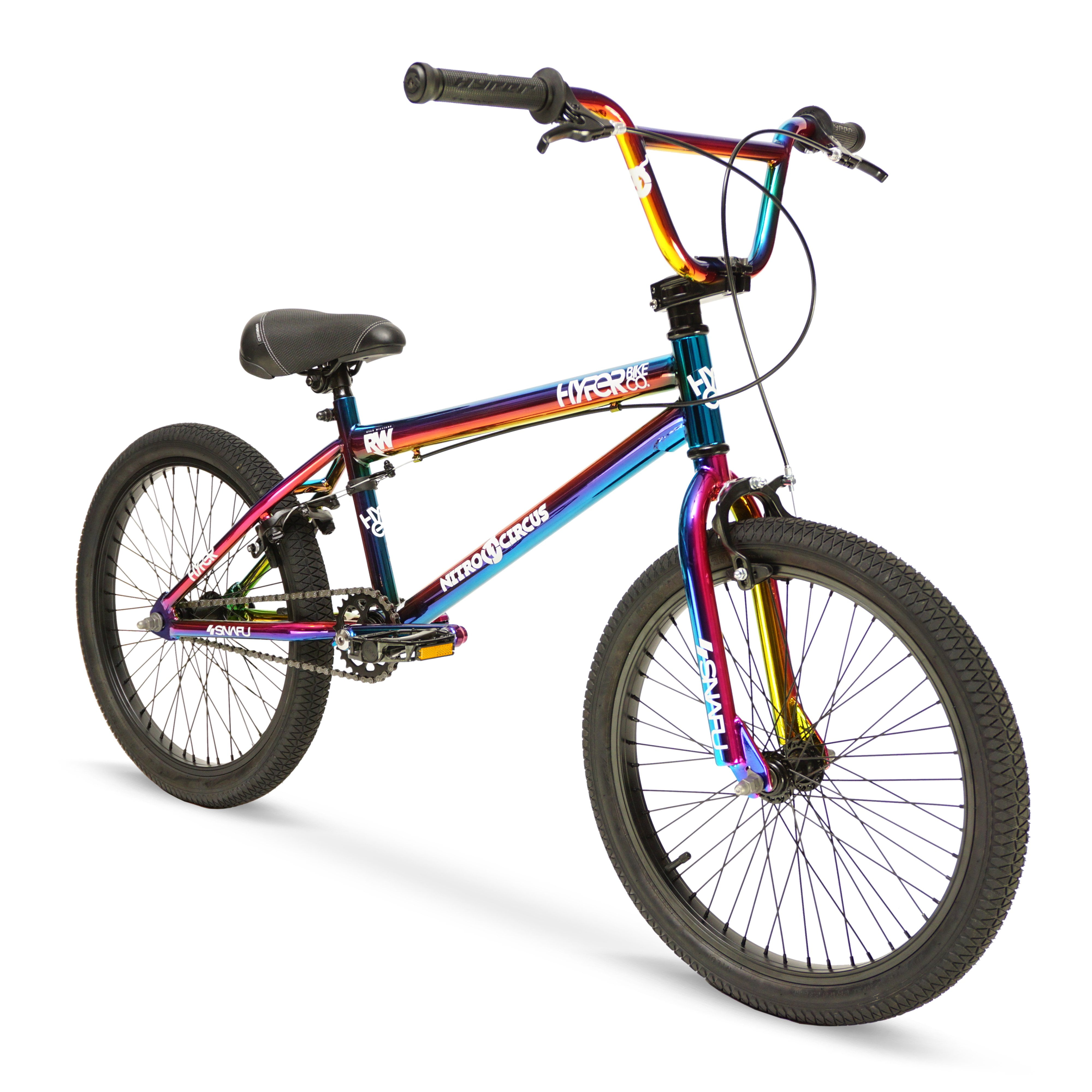 20" Rebel BMX Bike Sturdy Frame w/ Front Pegs Ages 8-12 Rider Height 4'2"+ 