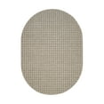 thumbnail image 1 of Furnish My Place Corner Indoor/Outdoor Commercial Color Rug - Beige, 8' x 10' Oval, Pet and Kids Friendly Rug. Made in USA, Oval, Area Rugs Great for Kids, Pets, Event, Wedding, 1 of 6