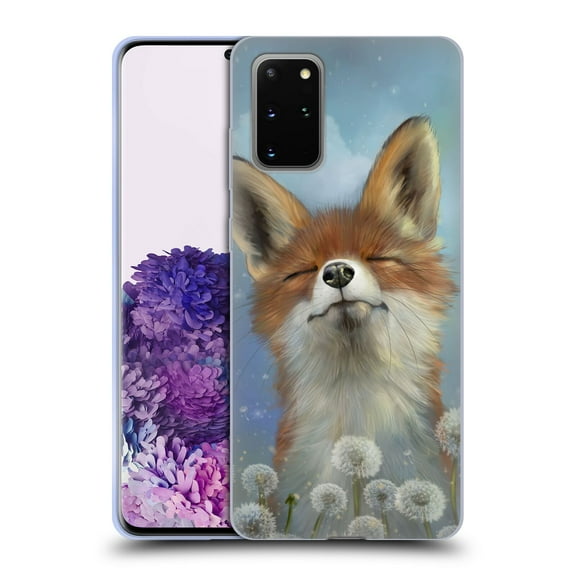 Head Case Designs Officially Licensed Ash Evans Animals Dandelion Fox Soft Gel Case Compatible with Samsung Galaxy S20 / S20 5G