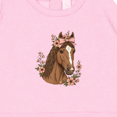 thumbnail image 3 of Inktastic Horse Girl Flowered Cute Baby Sweatshirt, 3 of 4