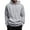 Gray, variant on Hoodies for Men Fleece Casual Solid Hooded Collar Drawstring Sweatshirts Fall Winter Long Sleeve Pullover with Pocket Yellow XL