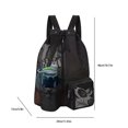 thumbnail image 3 of HHGBAD Mesh Swim Bag with Wet Compartment,Large Capacity Drawstring Backpack for Gym, Beach & Fitness Gear, 3 of 6