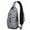 Grey-32, variant on Crossbody Sling Backpack for Women Men Shark Fish Art Pattern Shoulder Sling Crossbody Casual Chest Bag for Travel Sports Running Hiking