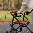 thumbnail image 4 of HELLHERO Waterproof Rollator Walker Seat Covers Seat Back Covers Dust Cover Streets Easy to Install for Indoor Outdoor,Reindeer Snowflakes, 4 of 7