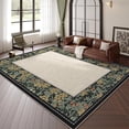 thumbnail image 1 of Irregular Shaped Rug, Modern Abstract Area Rugs for Livingroom Bedroom, Boho Rug Large Area Rug Machine Washable Area Rugs Outdoor Rug Waterproof, 1 of 5