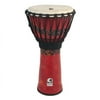 Toca 12 in. Freestyle Rope Tuned Djembe, Bali Red