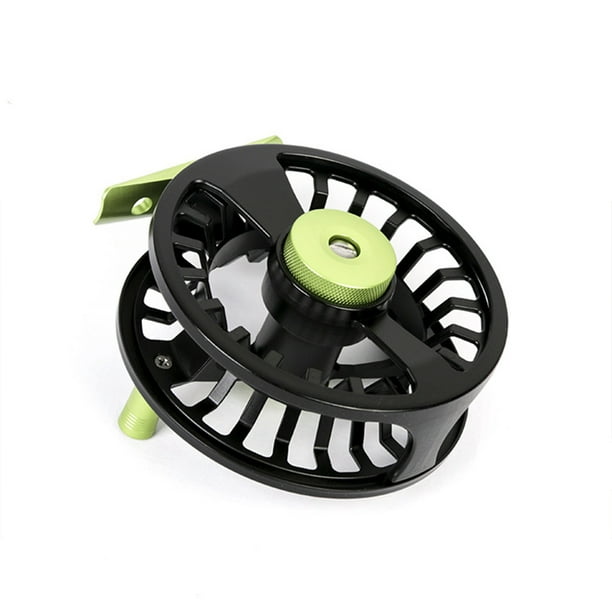 Greeniant Carrete de aparejos de pesca con mosca de Metal 7/8, modificación de actualización portátil, parte de pez de agua dulce, carretes de mano Pescar Greeniant OD021974-00B