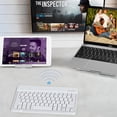 thumbnail image 3 of Ultrathin 10-Inch Wireless Keyboard | QWERTY US Layout, Portable Rechargeable | for IOS//Windows Tablet, , Computer And  Phone Universal, 3 of 8