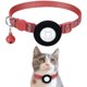 thumbnail image 3 of G Collar para gato, collar reflectante diseñado para Airtag, collar para perro, cachorro, gato, mascota pequeña (negro), 3 of 5