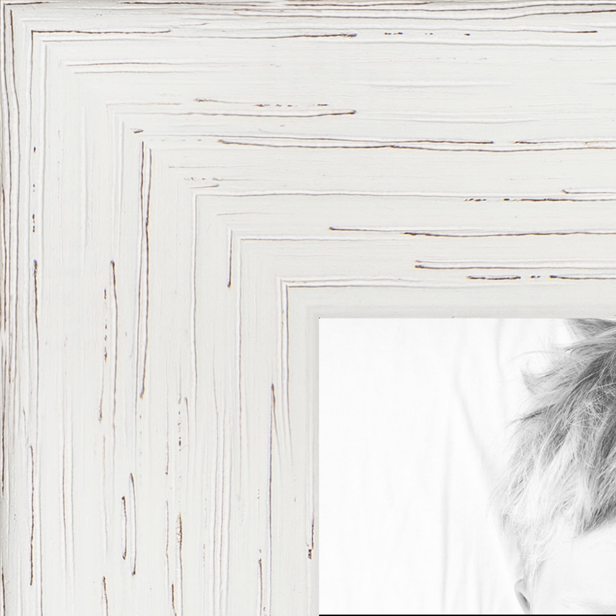 ArtToFrames 12x12 Inch White Picture Frame, This White Wood Poster