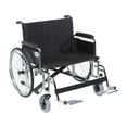 thumbnail image 2 of Drive Medical Sentra EC Heavy Duty Extra Wide Wheelchair, Detachable Full Arms, Swing away Footrests, 26" Seat, 2 of 2
