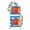 Blue, variant on Children's Day Arch Backdrop Cover 4FT, Funny Cartoon Pencil Yellow Striped Spandex Fitted Stretchy Arch Stand Covers, Round Top Chiara Backdrop Cover for Wedding Party Birthday Baby Shower