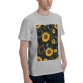 thumbnail image 2 of Bingfone Sunflowers3 Men'S Loose Fit Short-Sleeve Pocket T-Shirt, 2 of 7